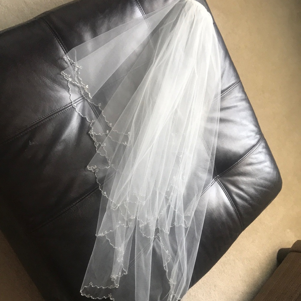 Wedding veil. Worn once.